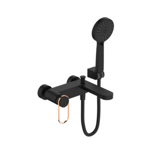 Mitigeur de baignoire Limits Noir mat / Cuivre