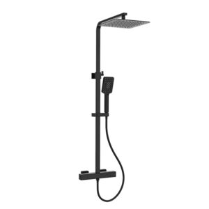 Colonne de douche Contact Noir mat