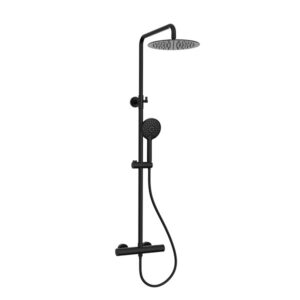 Colonne de douche Contact Noir mat