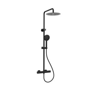 Colonne de douche Vela Noir mat