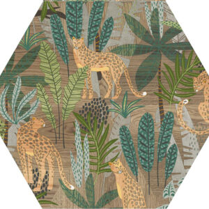 Hexa Lion Bois Mat 23x27