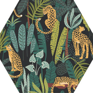 Hexa Lion Noir Mat 23x27